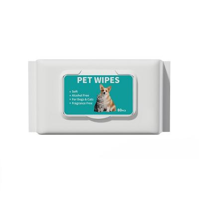 Custom Big Pet Grooming Wipes Products Ultra Thick Pet Bath Wipes